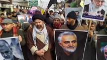 Shia Muslims in Kashmir protest against US killing of Soleimani