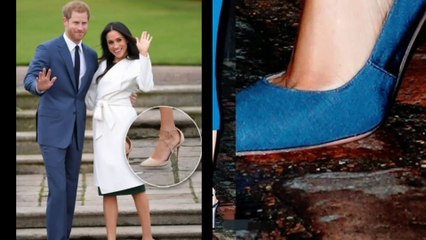 Tải video: Meghan Markle Duchess Of Sussex Style | Meghan Markle High Heels Collection | Meghan Markle Shoes Detail