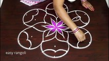 Amazing Diya kolam designs    latest easy deepam rangoli    Diwali color muggulu 2020