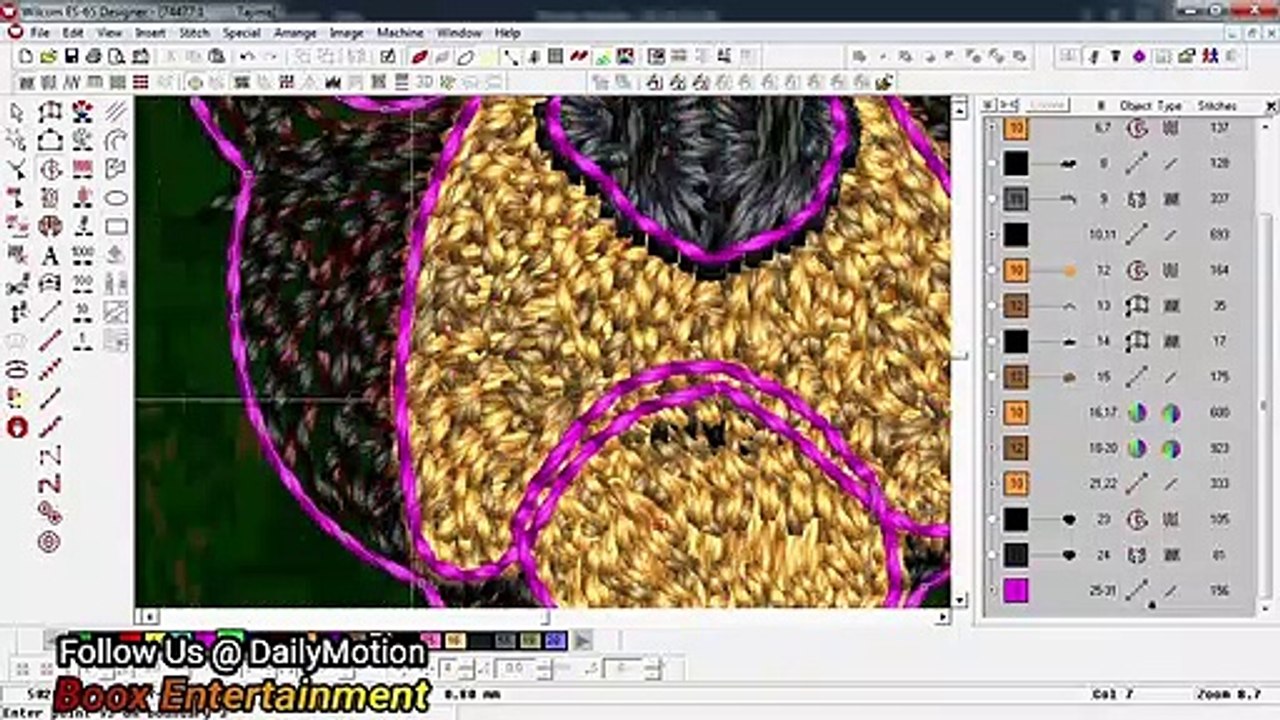 Converting low resolution dog picture to embroidery design | Boox