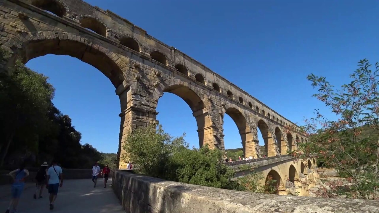 Pont du Gard en vélo