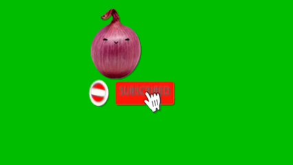 Onion Green Screen Subscribe Button