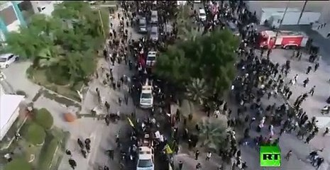 Kasım Süleymani'nin cenazesi başladı