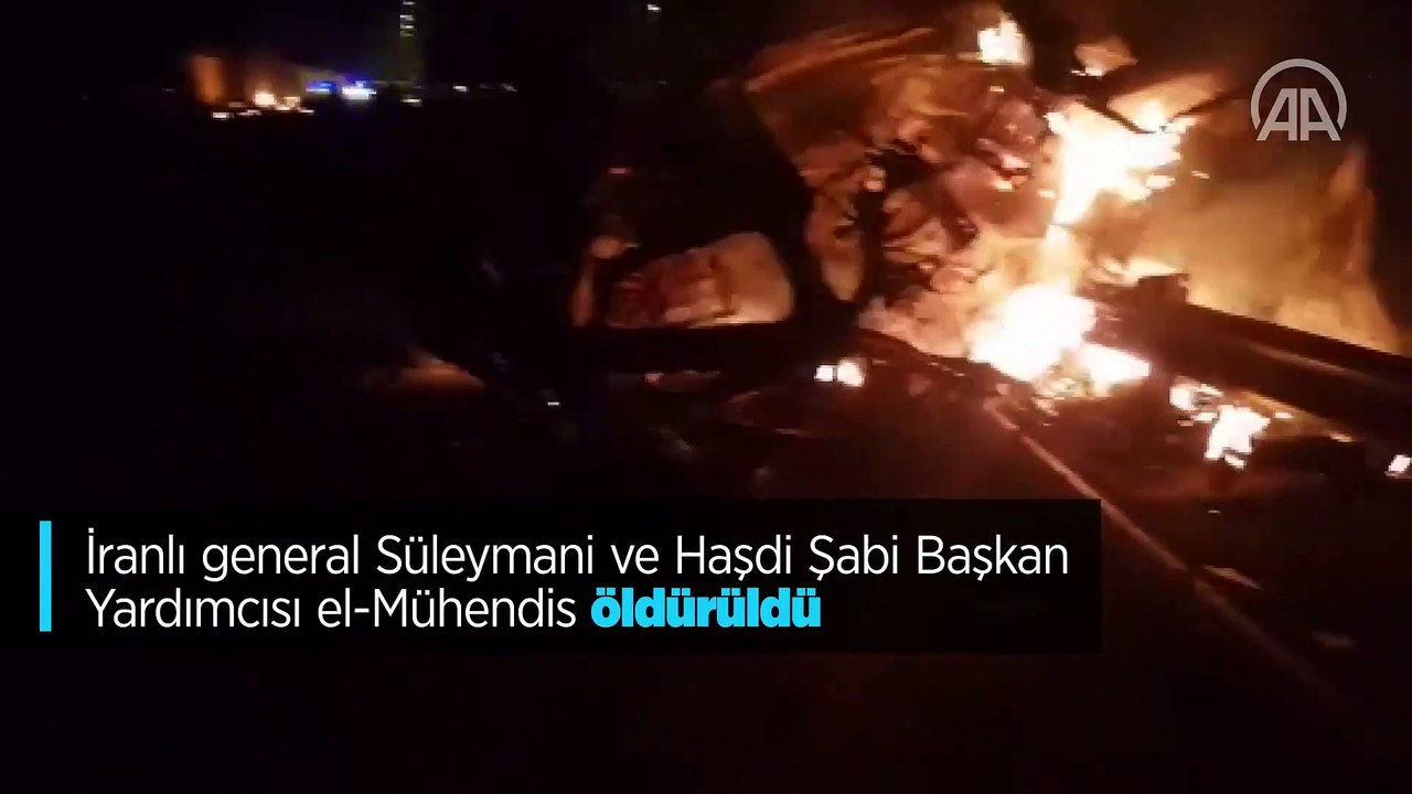 İranlı general Süleymani ve Haşdi Şabi Başkan Yardımcısı el-Mühendis öldürüldü