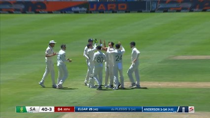 Broad and Anderson strike early as three fall for South Africa