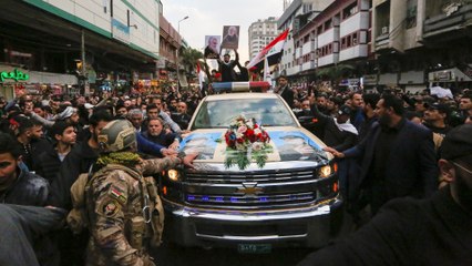 Thousands attend Soleimani and al-Muhandis's funeral in Baghdad