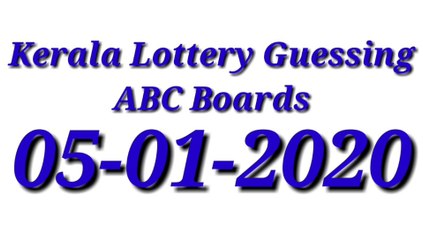 Kerala Lottery Guessing Today ABC