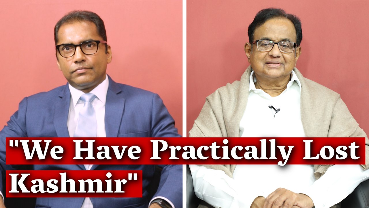 P. Chidambaram on the Future of Kashmir After Abrogation of Article 370 | The Wire | Happymon Jacob