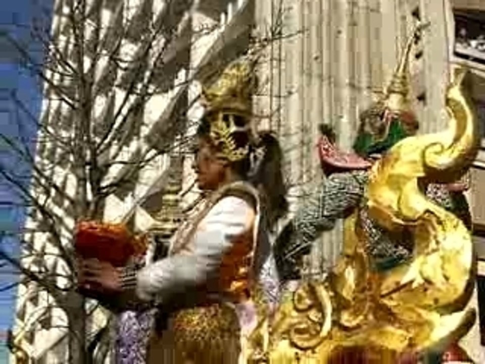 Char de la Thaïlande au défilé du nouvel an chinois 2008