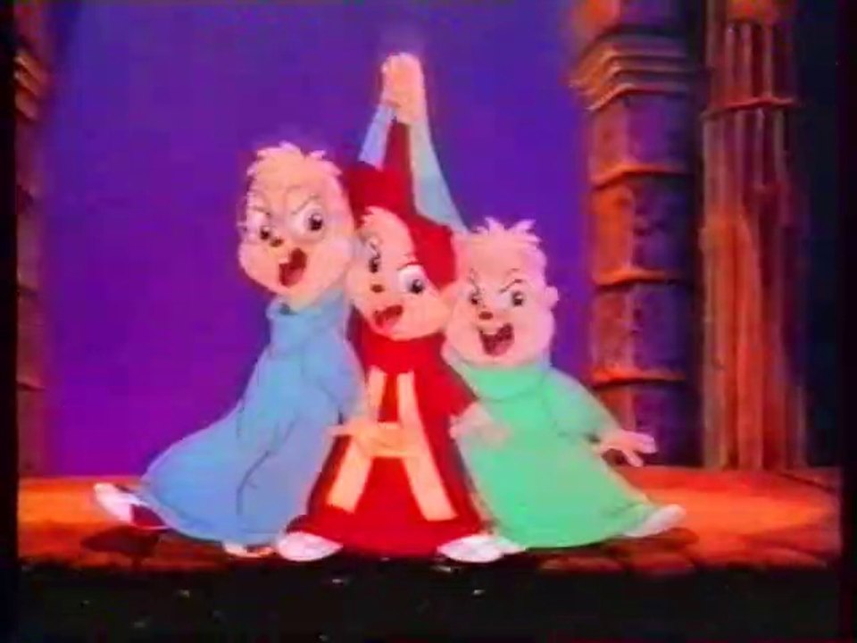 Début VHS Alvin et les Chipmunks - Quelle vie de chien - 1993
