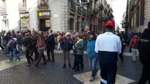 Concentración independentista ante la Generalitat en Barcelona