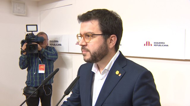 Rueda de prensa de Pere Aragonès