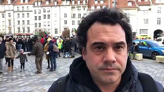 Besancon : une manifestation intersyndicale contre la réforme des retraites