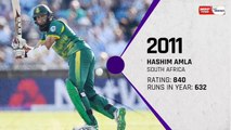Best batsman odi cricket 2019 | best batsman of one day cricket 2010 to 2019 | virat kohli | icc one day cricket ranking |
