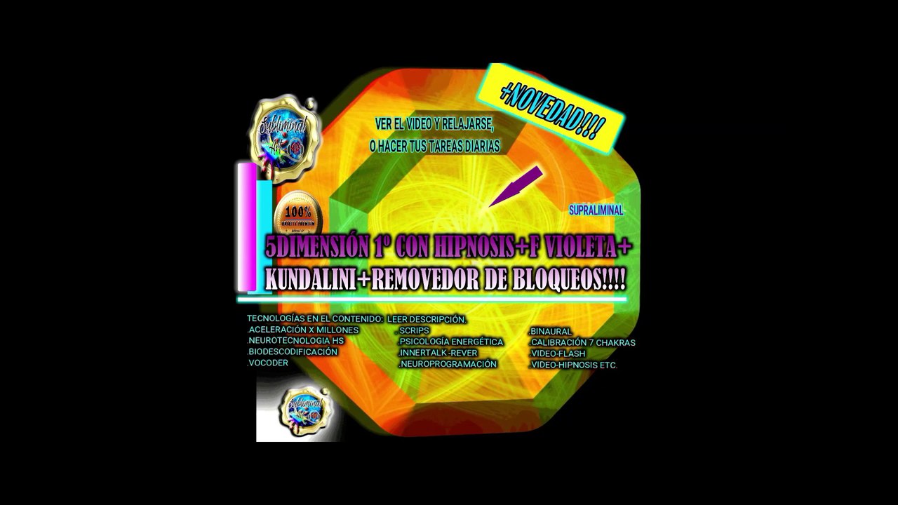✅ASCENSIÓN 5D 1 HIPNOSISº+FUEGO VIOLETA+ BOOSTER EXTREME+KUNDALINI. EVOLUCIÓN HUMANA DIVINA Y SUPER ACELERADA!!! SUPER EFECTIVO!!!✅