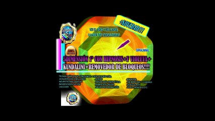 ✅ASCENSIÓN 5D 1 HIPNOSISº+FUEGO VIOLETA+ BOOSTER EXTREME+KUNDALINI. EVOLUCIÓN HUMANA DIVINA Y SUPER ACELERADA!!! SUPER EFECTIVO!!!✅