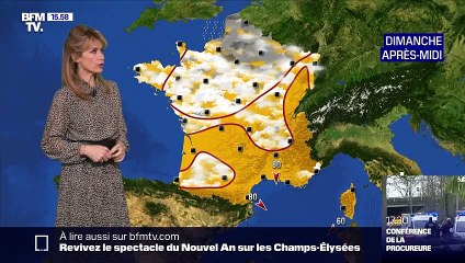 La météo pour ce dimanche 5 janvier 2020