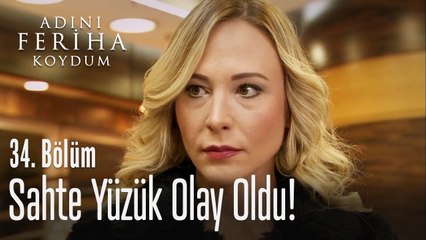 Aysun, yüzüğün sahte olduğunu öğrendi - Adını Feriha Koydum 34. Bölüm