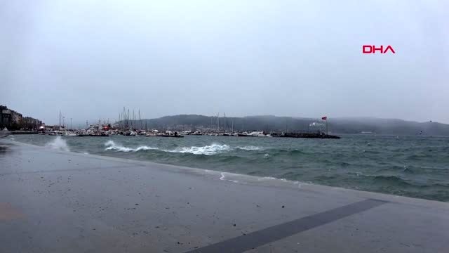 Çanakkale kuzey ege ve güney marmara'daki adalara ulaşım durdu-2