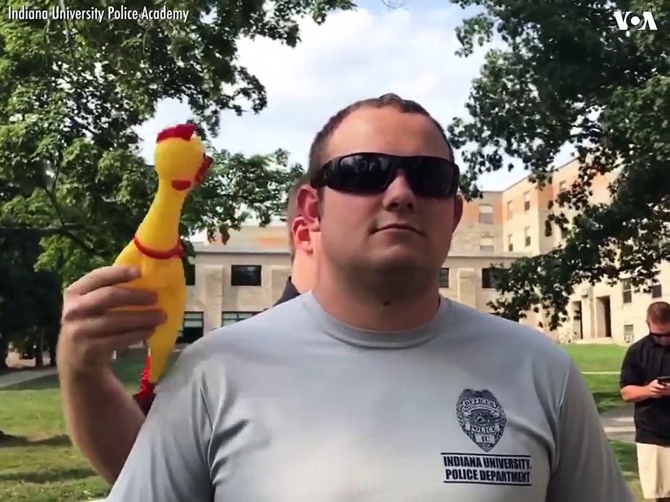 Police Academy Recruits Must Try Not to Laugh to Pass the _Chicken Test_