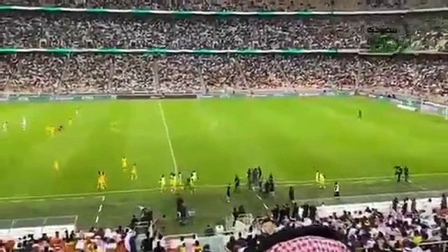 فرحة جماهير التعاون بهدف توامبا النصر التعاون السوبر كأس السوبر السعودي @AbdulmajedTalib
