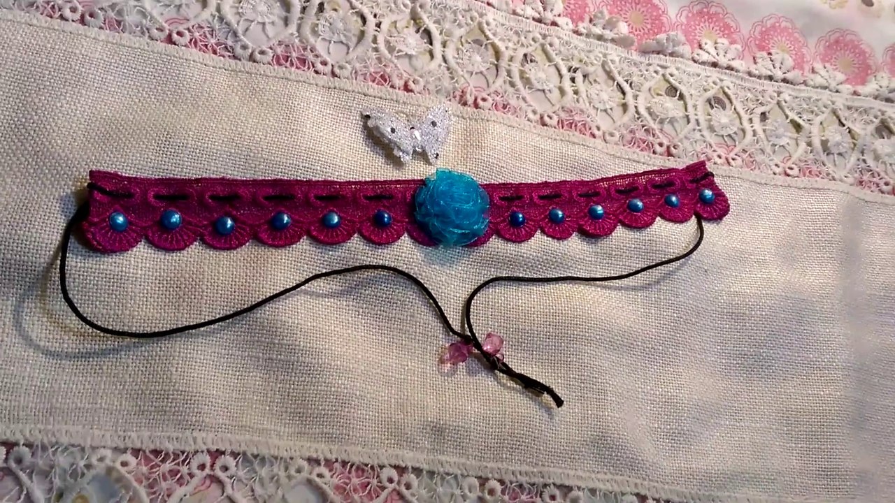 How To Make Lace Choker