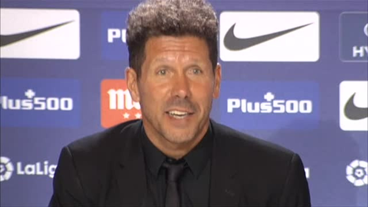 Simeone: "Para nosotros Oblak es el mejor del mundo"
