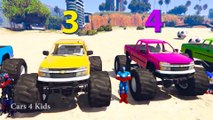 LEARN COLORS for Children W Spiderman and Superheroes Cycles Racing w Street Vehicles for Kids -62