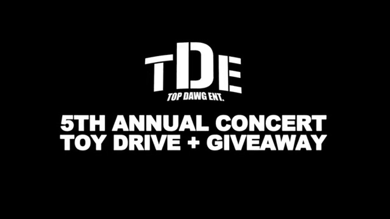 Top Dawg Entertainment Presents 5th Annual TDE "Concert & Toy Giveaway" @ Nickerson Garden Projects, Watts, CA, 12-19-2018
