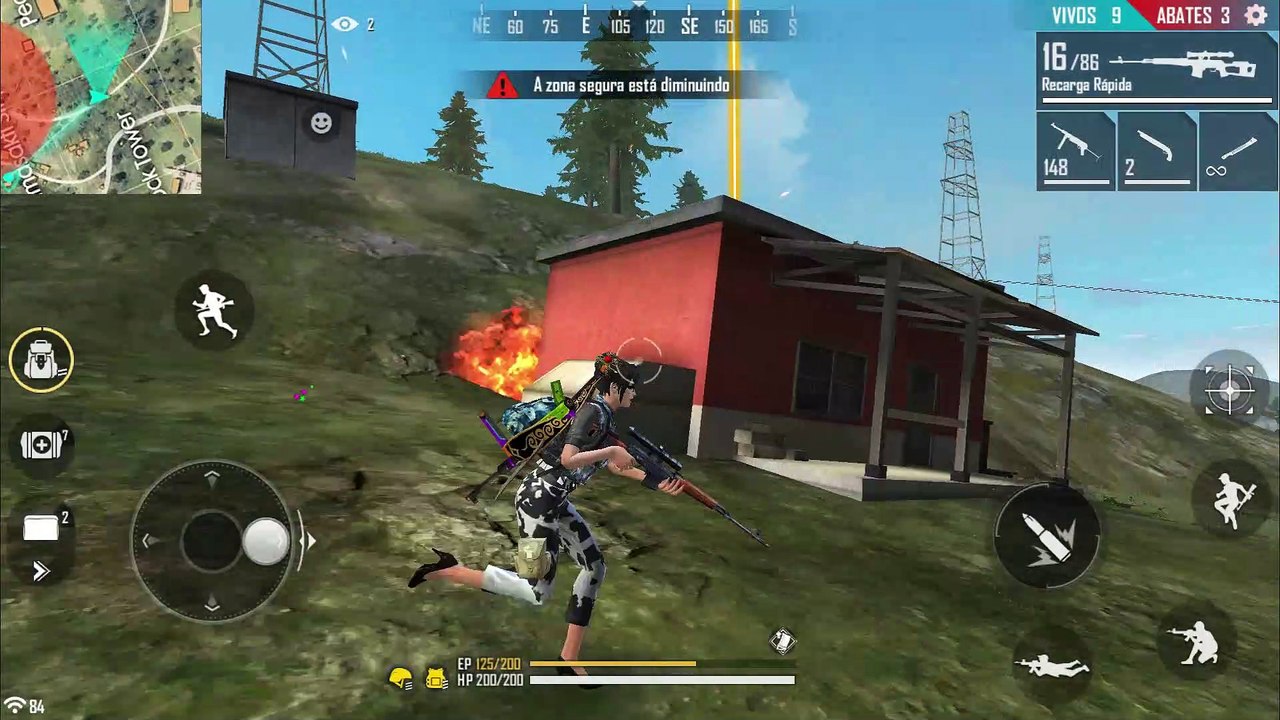 Sniper americano do Free Fire