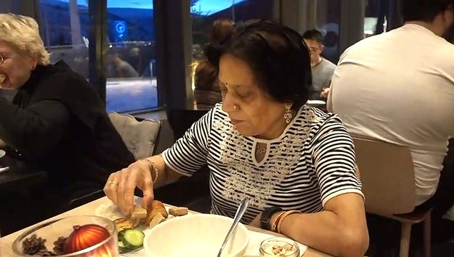 BDMV-220 Aruna & Hari Sharma Breakfast Roast Restaurant Scandic Ishavshotel Tromso Norway Dec 16, 2019