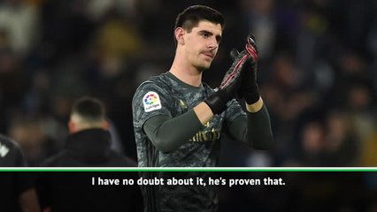 Zidane hails Courtois as the best