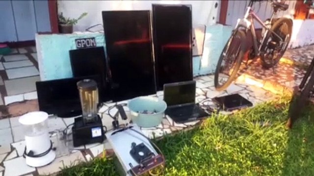 Guarda Municipal e PM apreendem dezenas de produtos furtados em residência no Cancelli