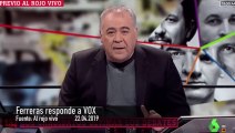 Antonio García Ferreras se cree la Libertad guiando al pueblo y avisa a VOX: 