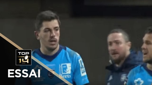 TOP 14 - Essai Anthony BOUTHIER (MHR) - Montpellier - Brive - J13 - Saison 2019/2020