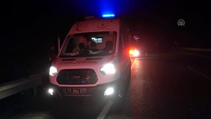 Kırıkkale'de uçuruma devrilen otomobilin sürücüsü öldü