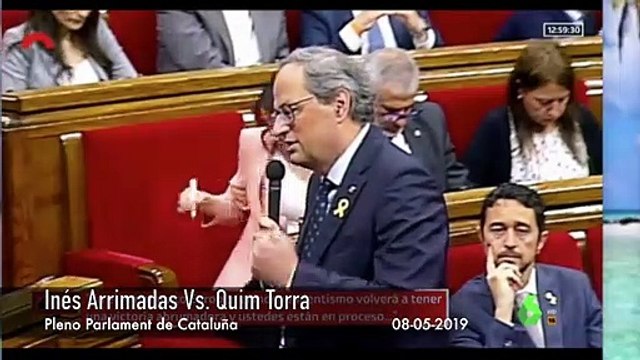 Quédense con este momento: la última vez en que Arrimadas machacará a Torra en el Parlament