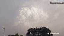 Pyrocumulonimbus cloud looms in Australian sky