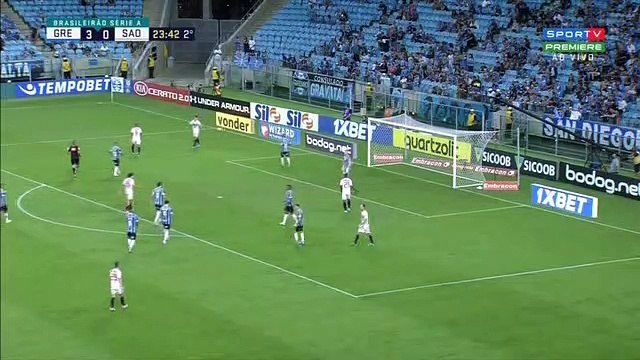 Grêmio 3x0 São Paulo 2tp brasileirao 2019