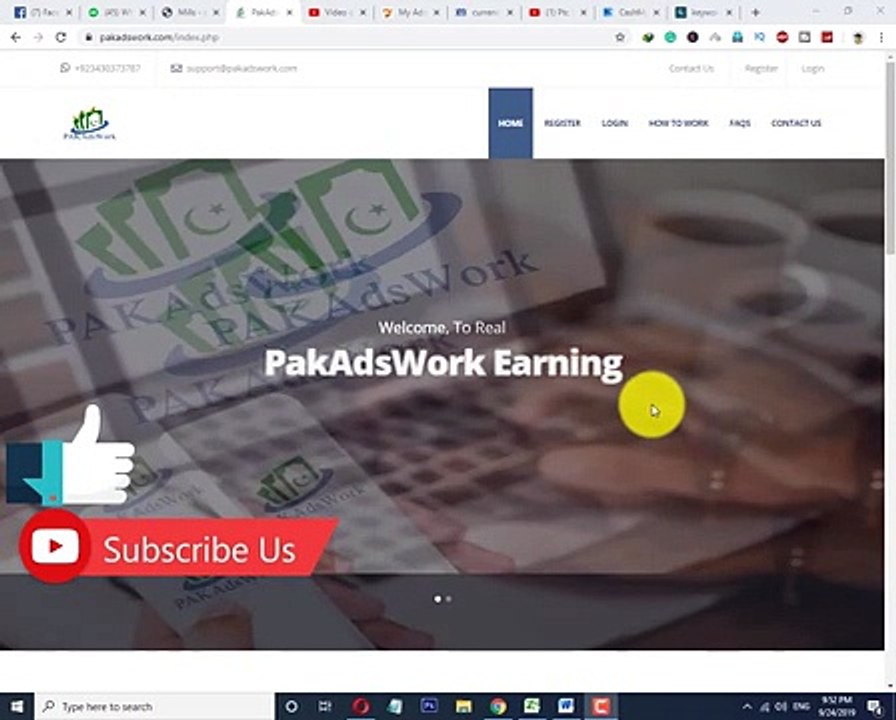 Pak Ads Work Daily Earn Money 300 to 500 Pkr By Ads Watching  in  2020