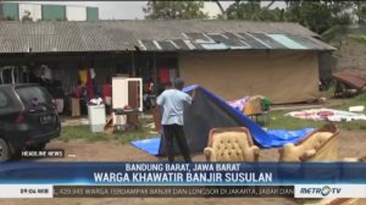 Pascabanjir di Bandung Barat, Warga Masih Bertahan di Pengungsian