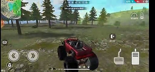 Free fire | amazing car chasing in free fire