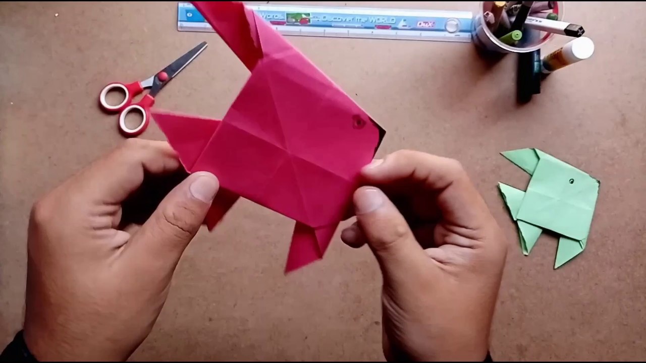 || How to make Fish origami | paper fish for kids | easy tutorial by p4paper