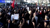 عشرات الآلاف في شوارع الأحواز جنوب غرب إيران لتكريم الجنرال سليماني