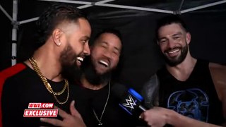 The Usos celebrate return with Roman Reigns- SmackDown Exclusive, Jan. 3, 2020