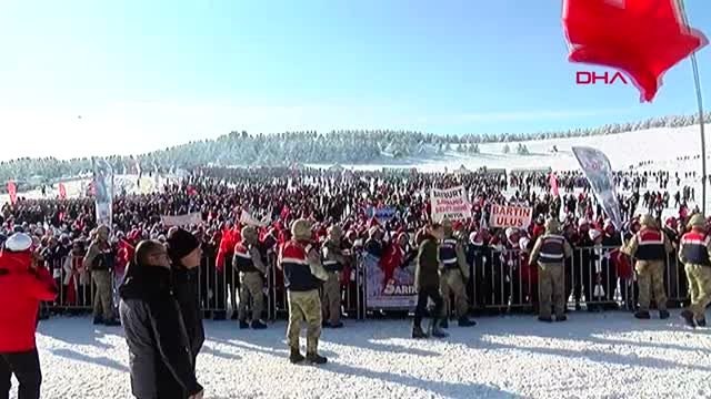 Kars sarıkamış şehitleri için anma yürüyüşü-1