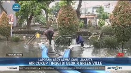 Banjir di Perumahan Green Ville Mulai Surut