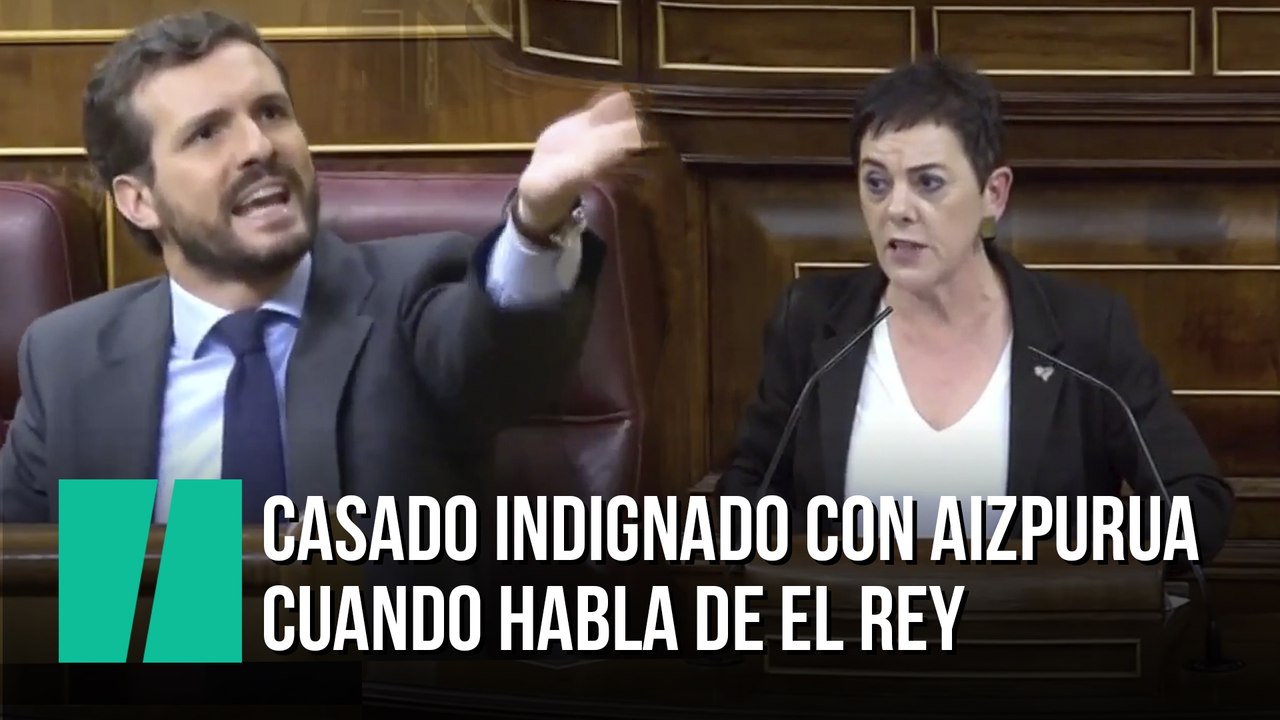 Pablo Casado indignado con las palabras de Mertxe Aizpurua (Bildu)