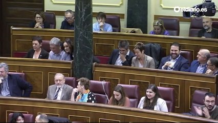Gritos de "Viva España" y "Viva el rey" cuando Sánchez sube a responder a Bildu