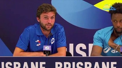 ATP Cup 2020 - Gilles Simon sur les incendies en Australie : "On n'a pas à se sentir coupable que malheureusement ça flambe comme ça !"